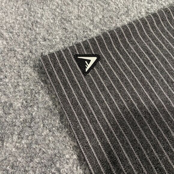 Miami Heat Antigua Striped Polo Adult X-Large XL Gray Embroidered NBA Basketball - Picture 12 of 16